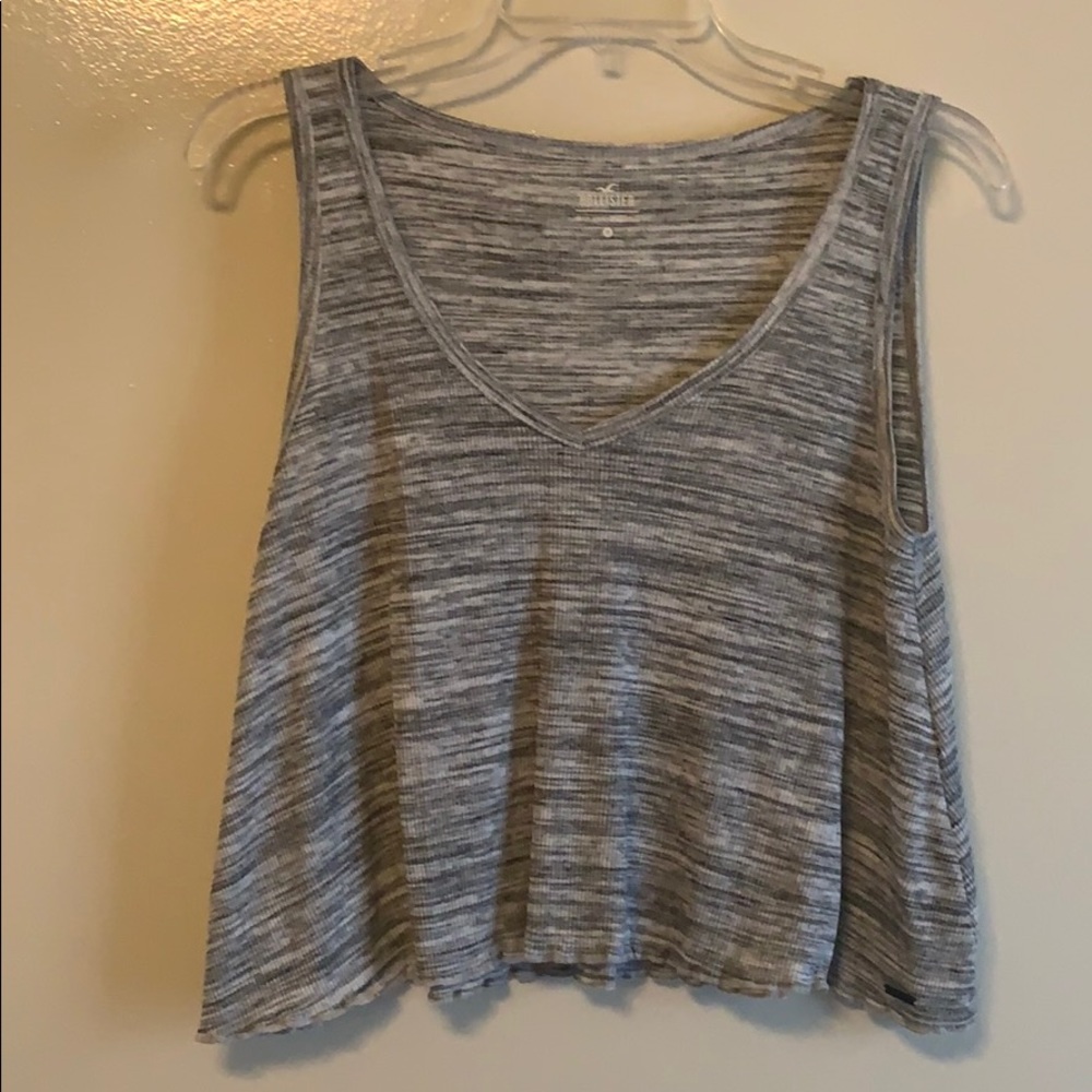 Hollister Marled Grey Tank Top